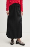 Artigli fusta culoarea negru, maxi, evazati, ACGO000301