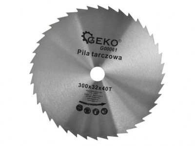 Disc circular pentru lemn 300x32x40T, Geko G00061 foto