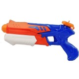 Pistol cu apa pentru copii 6 ani+, rezervor 300ml pentru piscina/plaja, bleumarin/rosu, Oem