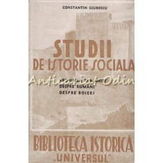 Studii De Istorie Sociala - Constantin Giurescu - 1943