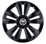 Cumpara ieftin Set 4 Capace Roti Autohelix MSA&reg;, potrivite jantelor de R16, pentru Dacia, model terra negru