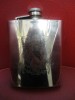 Ploscă Metal Buzunar Coniac/Whisky, Oțel Inoxidabil 7oz, Gravată Blazon, 12.5cm