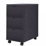 vidaXL Dulap cu sertare, 33 x 45 x 60 cm, negru
