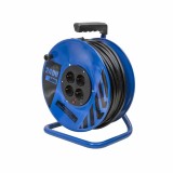 Rola prelungitor cablu cu 4 prize, 3&times;2.5mm, 50m, metalica Z-TOOLS / ZTS9187