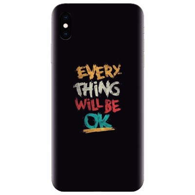 Husa silicon pentru Apple Iphone X, Everything Will Be Ok foto