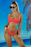 Cumpara ieftin SW2256RR-321 Costum de baie in 2 piese tip bando cu decupaje, M, S/M