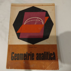 Geometrie analitică. Alexandru Myller. 1972