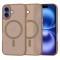 Husa iPhone 16 Techsuit HaloFrost&Atilde;&sbquo;&Acirc;&nbsp;MagSafe Series, maro