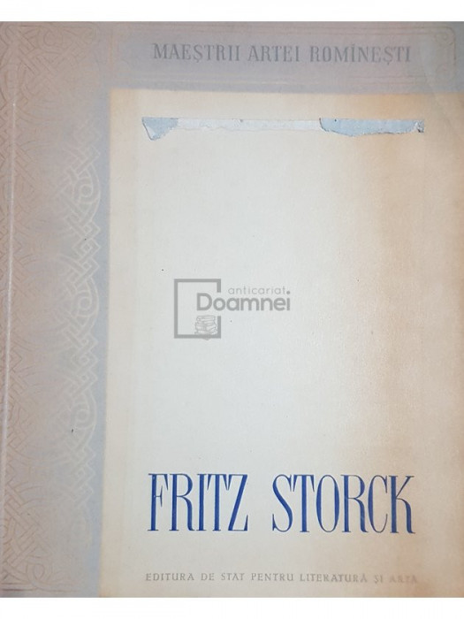 G. Oprescu - Fritz Storck (editia 1955)