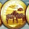 Zambia 1000 Kwacha 2014 UNC Zabra 40mm