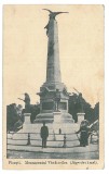 4689 - PLOIESTI, statue, Romania - old postcard, CENSOR - used - 1917, Circulata, Printata