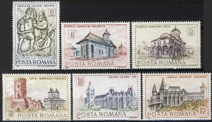 Romania MNH 1968 - Monumente istorice - LP 686