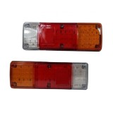 2 x 89 Led Lampa Spate pentru Camion Remorca Caravana 4 Functii 12v