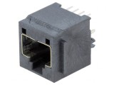 Soclu RJ45 8P8C Cat3 Ecranat Aurit THT