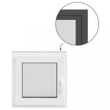 Cumpara ieftin Fereastra de subsol 60x60 cm Rabatabil DIN Stanga Antracit