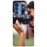 Husa compatibila cu Motorola Moto G22 model Canon Eos, Silicon, TPU, Viceversa, Transparent, Carcasa