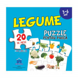 Legume( Puzzle Podea 50/70 + Afis 50/70 ), Didactica Publishing House