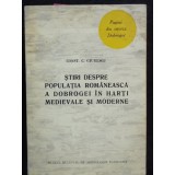 STIRI DESPRE POPULATIA ROMANEASCA A DOBROGEI
