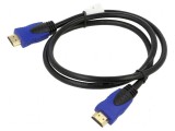 Cablu HDMI 2.0 1m negru PVC 30AWG
