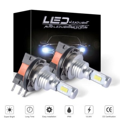 Becuri led auto H15 csp 3570 H15 30w 12-24v 6000k set de 2 buc foto