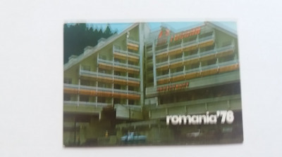 C9 4 - 1978 - Calendar de buzunar - reclama turism foto