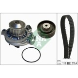Kit distributie + pompa apa Audi 100 C2, 100 C3; VW LT 28-35, LT 40-55; Volvo 240, 740, 760, 780, 940, 2.0 D, 2.4 D, INA