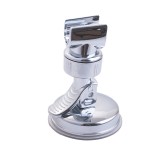 Suport Dus Vanzuza Rotativ 360&deg; Argintiu, Metal/Plastic, Montare Fara Gaurire - Diametru 7cm