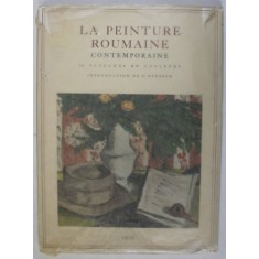 LA PEINTURE ROUMAINE CONTEMPORAINE , DOUZE PLANCHES EN COLULEURS , introduction de G. OPRESCO , 1944