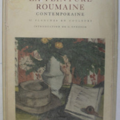 LA PEINTURE ROUMAINE CONTEMPORAINE , DOUZE PLANCHES EN COLULEURS , introduction de G. OPRESCO , 1944