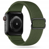 Cumpara ieftin Curea Compatibila cu Apple Watch 4,5,6,7,8,SE,Ultra,42 mm,44mm,45mm,49mm - Tech-Protect Mellow Verde, Textil