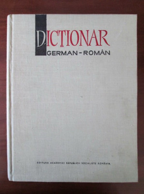 Dictionar German-Roman (140.000 de cuvinte) foto