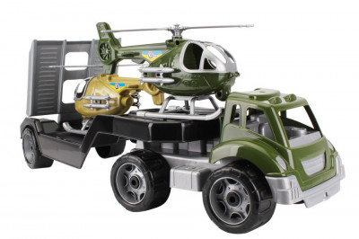 Masinuta camion transportator militar de 2 elicoptere, TechnoK foto