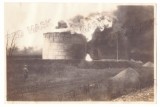 483 - PLOIESTI, Fire at the warehouse - old postcard, real Photo 14/9 cm unused, Necirculata, Fotografie