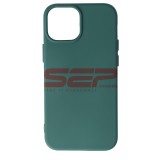 Husa Silicon iPhone 13 Mini Midnight Green - Calitate Premium, High Copy Apple