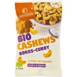 Cumpara ieftin Caju Landgarten cu Cocos si Curry, Bio, Fara Gluten, Vegan, 50g
