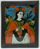 Sf. Cuvioasa Paraschiva, Icoana pe Glaja, Atelier Micula, Secol XIX