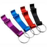 Cumpara ieftin Set 4 desfacatoare sticle tip breloc aluminiu, usoare si compacte, multicolor, 6.3 x 1.2 cm