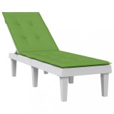 Cumpara ieftin Pernă de șezlong, melanj verde, (75+105) x 50 x 4 cm textil