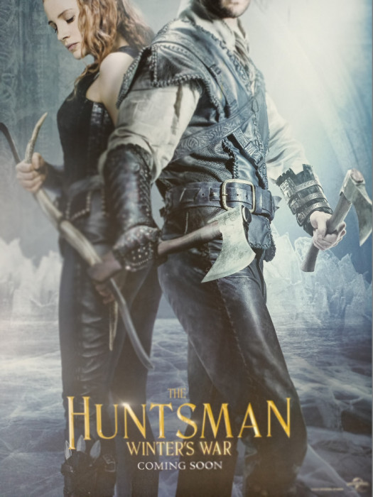 Afis film original cinema The Huntsman Winter War teaser 2016 poster colectie