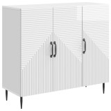vidaXL Bufet Alb foarte lucios 89 x 34,5 x 80 cm Lemn prelucrat 894879