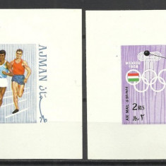 AJMAN--BLOCURI MNH SPORT--JOCURILE OLIMPICE--1969