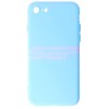 Husa Silicon Light Blue pentru Apple iPhone SE 2022 (High Copy)