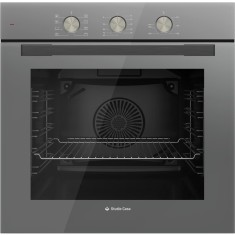 Cuptor electric incorporabil Studio Casa FE660 Parma Glass Grey, 6 functii, Ventilator, Timer mecanic, Sticla gri