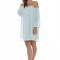 Rochie scurta din voal Mint Chic