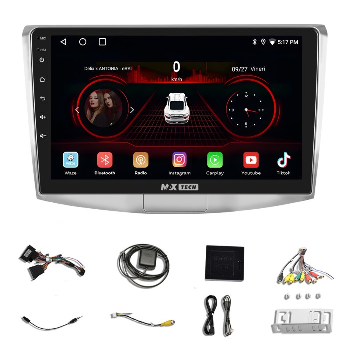 Navigatie Volkswagen Passat B6, B7, CC 2005 - 2015 dedicata Android 13, MaxTech&reg;, 10 inch IPS, GPS,