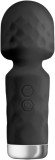 Aparat de masaj mini bagheta Yoba, &raquo;Baby King Wand&laquo; 10 Vibratii, [12 cm x 4 cm], Negru