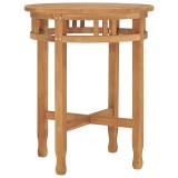 Cumpara ieftin Masa de bistro, &Oslash;60x75,5 cm, lemn masiv de tec