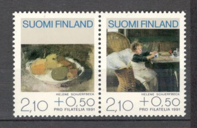 Finlanda.1991 Promovarea filateliei-Pictura KF.189 foto
