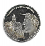 Medalii ROMANI MARI - TRAIAN - PROOF medal - .999 Argint,10,37g