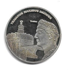 Medalii ROMANI MARI - TRAIAN - PROOF medal - .999 Argint,10,37g